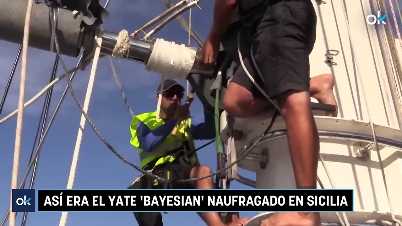 Así era el yate 'Bayesian' naufragado en Sicilia