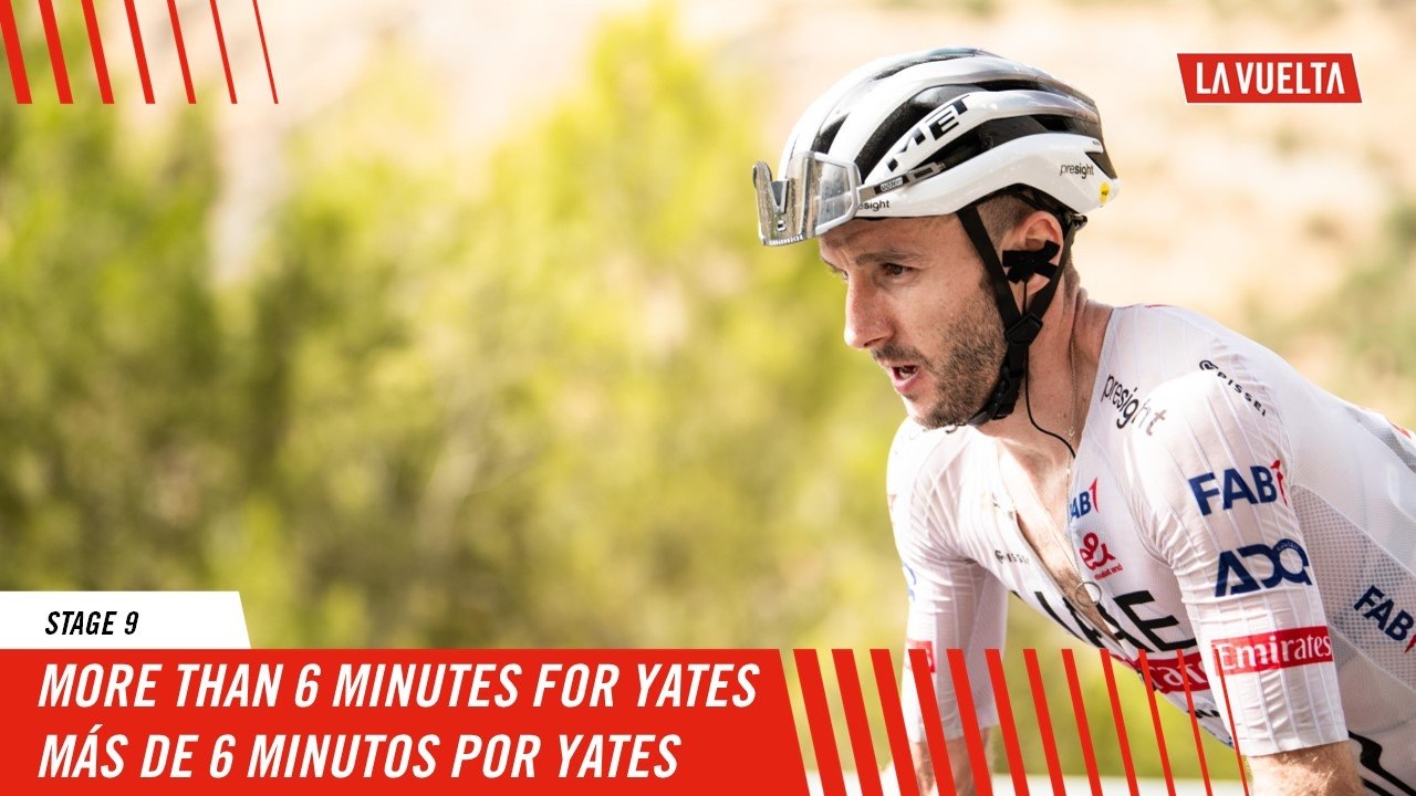 More than 6 minutes for Yates   - Stage 9 - La Vuelta 2024