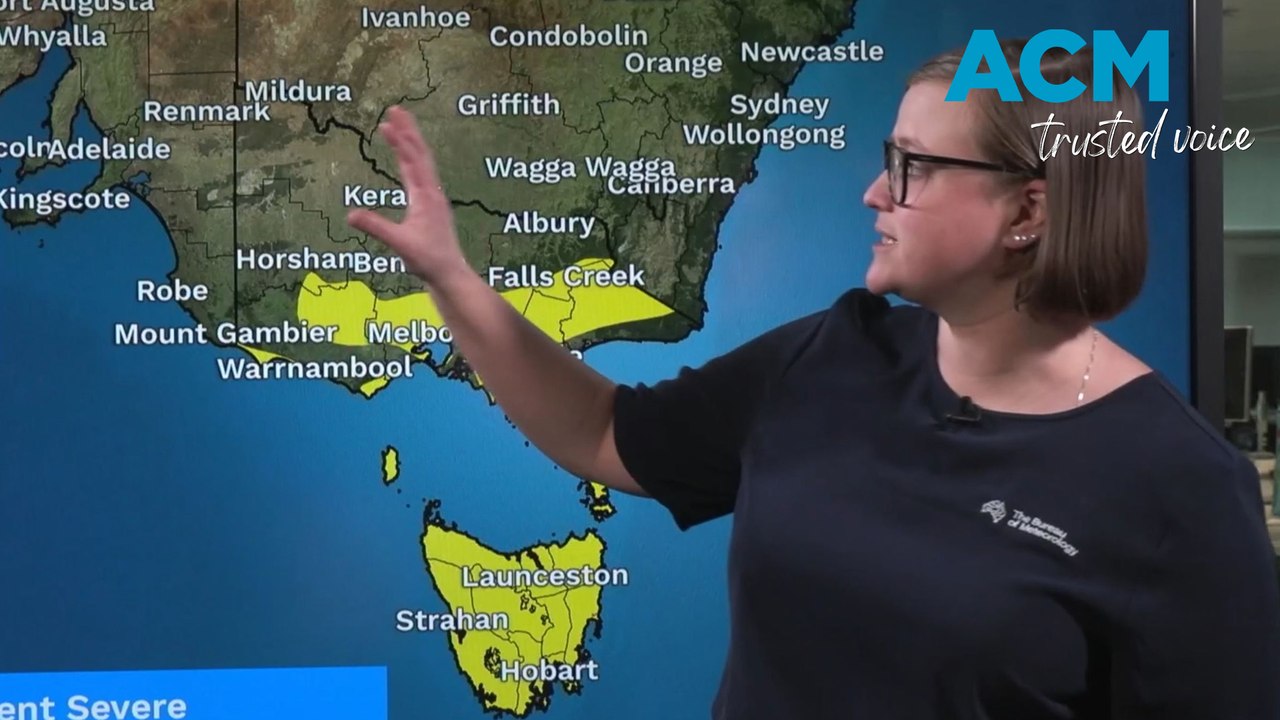 Severe weather alert for parts of Tasmania and Victoria