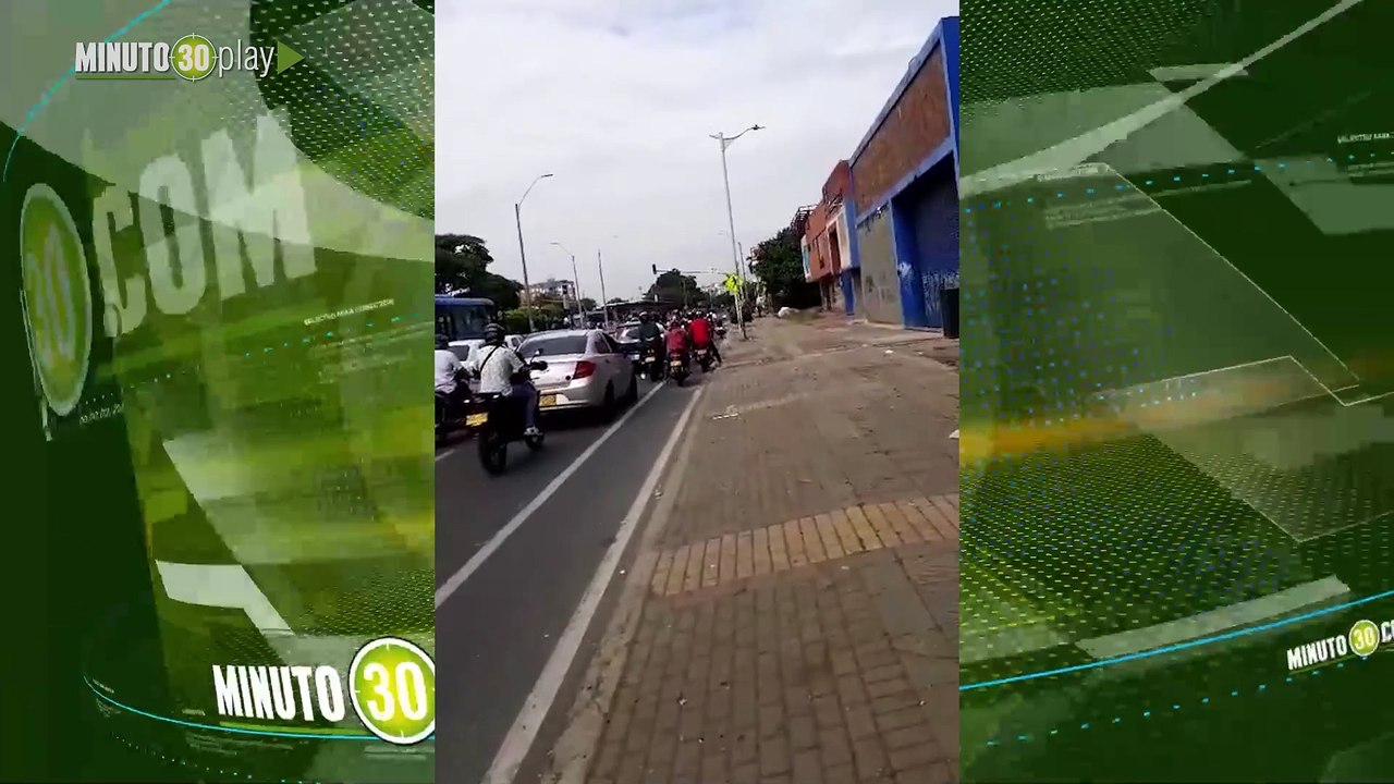 Motociclistas se manifiestan en Cali contra controles de tránsito Hay congestión en al norte de Sameco