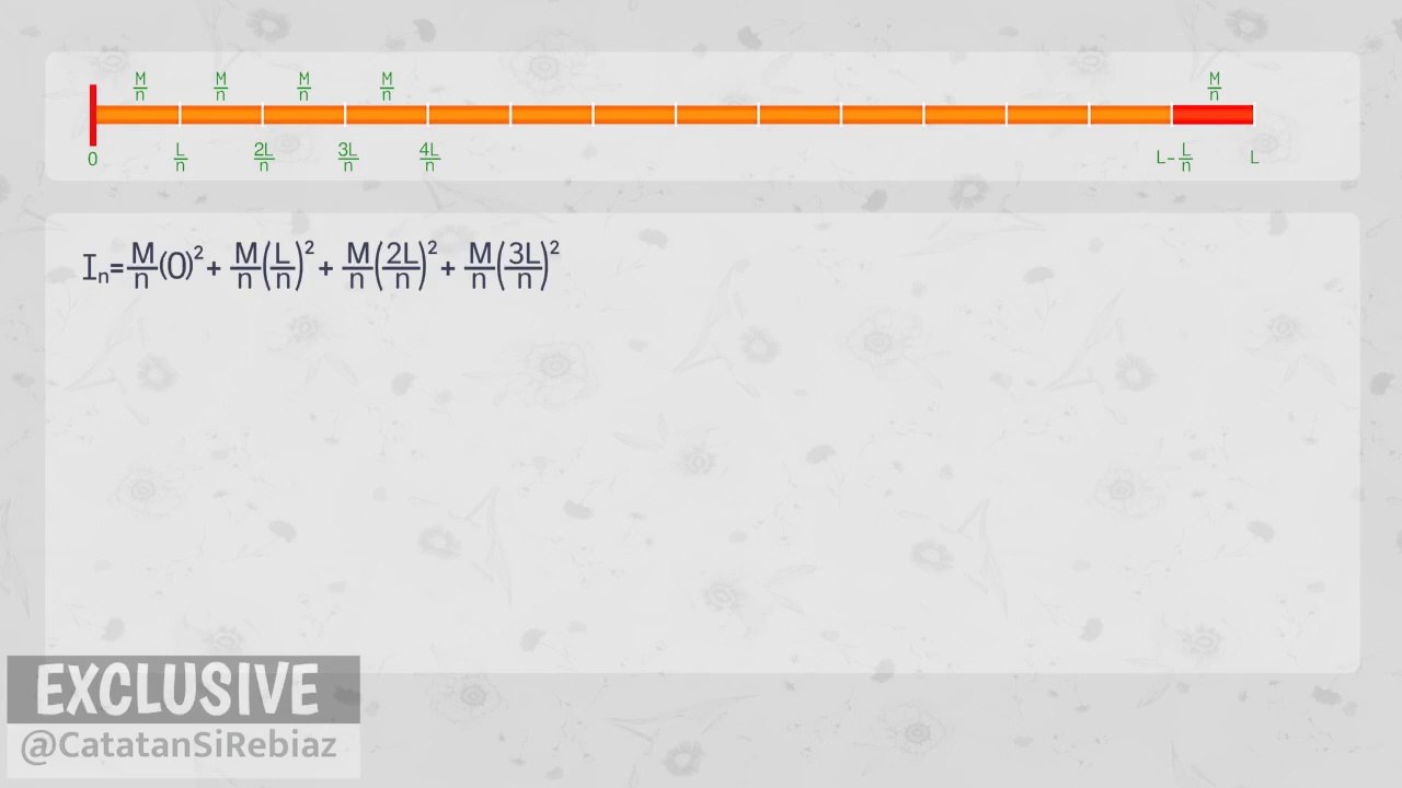 Moments of Inertia Using Riemann Sum Method
