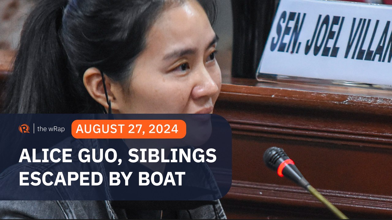 Alice Guo and siblings fled Philippines by boat