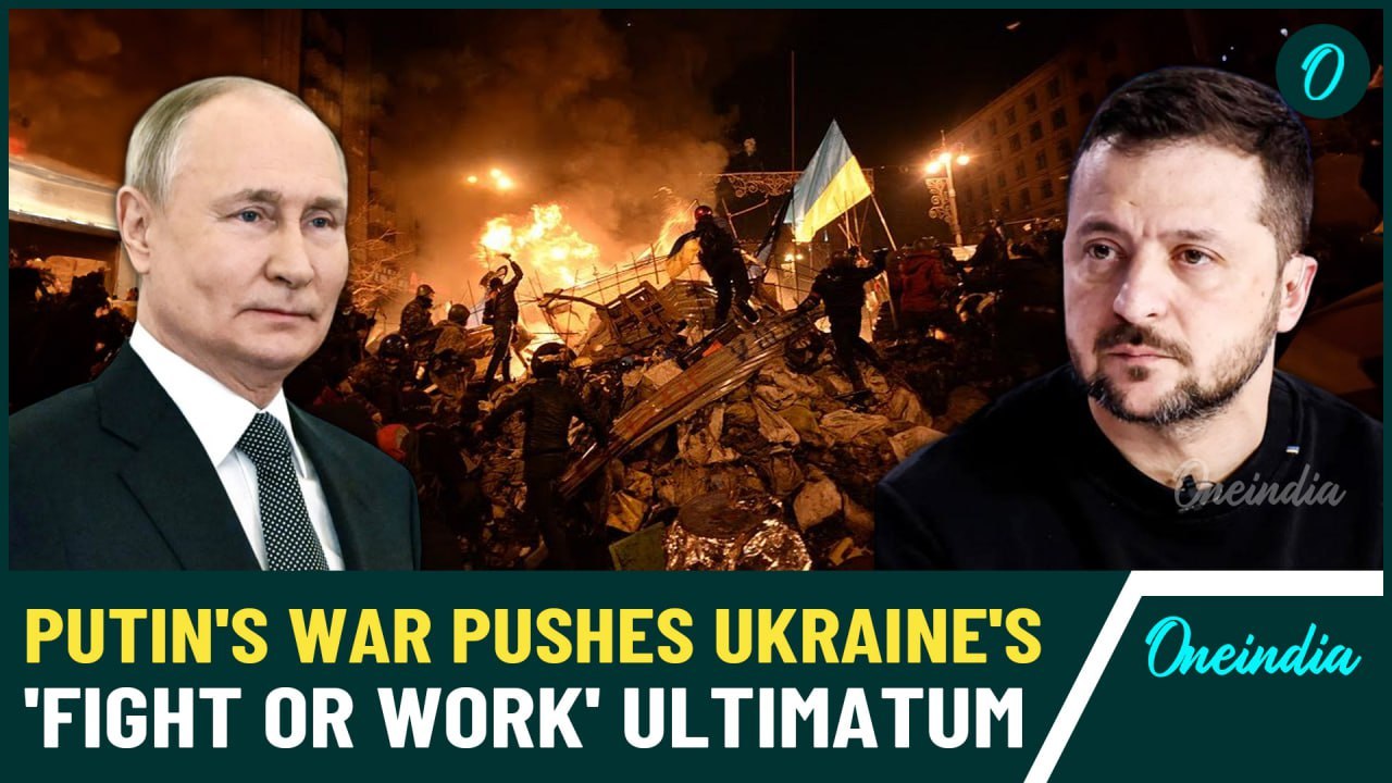 Ukraine's Stern Ultimatum Amid Russia’s Attacks: Citizens to Choose Between Military Service or Work