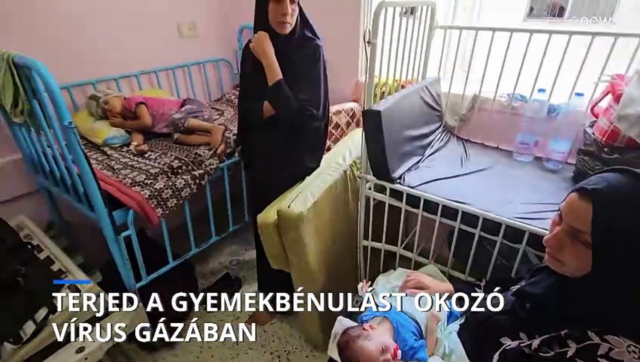 Megjelent és gyorsan terjed a gyermekbénulást okozó vírus Gázában