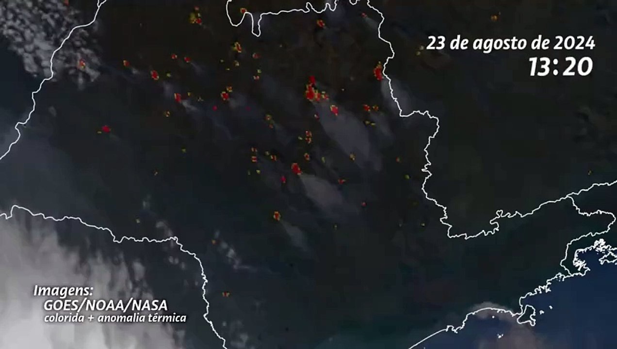 Incêndios no interior de São Paulo começaram quase ao mesmo tempo, aponta Ipam