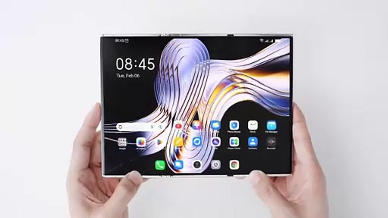 Tecno Phantom Ultimate 2 tri-fold concept smartphone