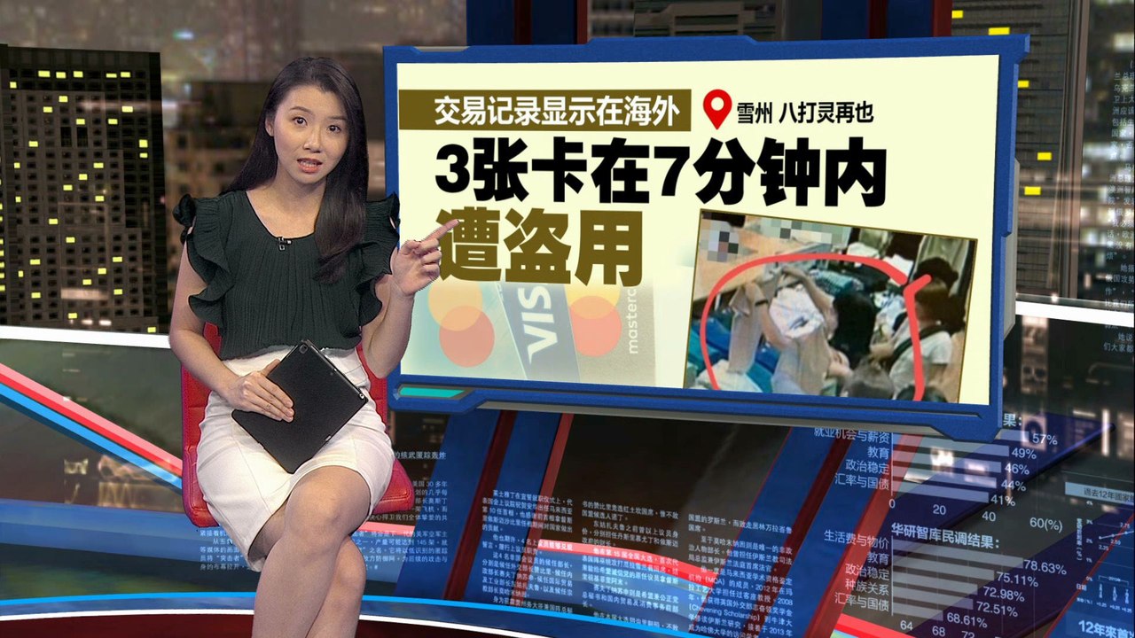 逛街遭人碰撞   女子钱包被偷卡遭刷逾4万令吉！