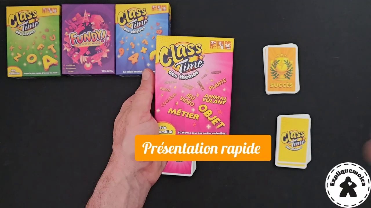 Présentation rapide de  CLASS TIME DES THEMES   par #expliquemoica #pinkfizz