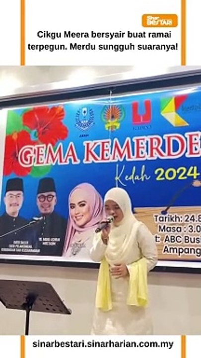 Cikgu Meera bersyair