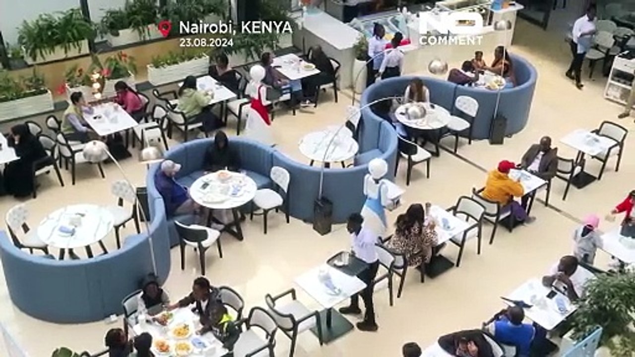 New dining experience with robot waiters turns heads in Kenya