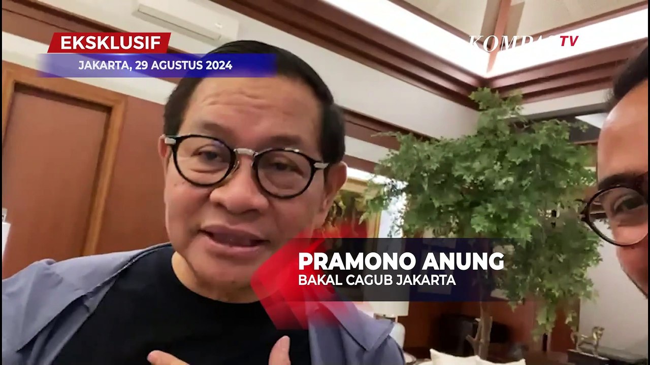 Pramono AnungBlak-blakan Tentang Gubernur Bayang bayang Jokowi