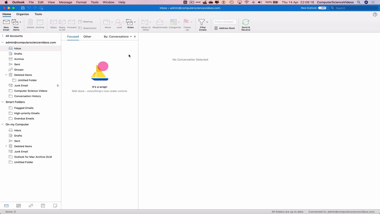 How a CREATE a Rule on Email for Microsoft Outlook Using a Mac - Basic Tutorial | New