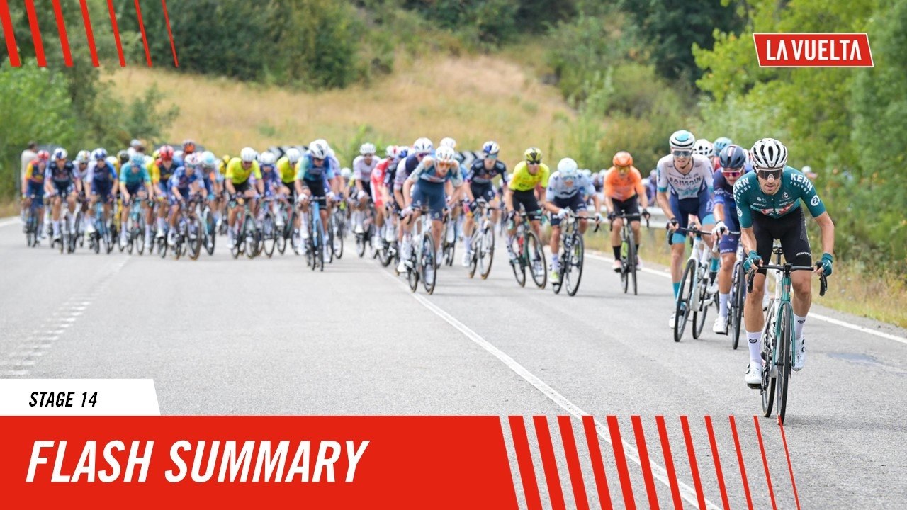 Stage Highlights in 1' - Stage 14 - La Vuelta 2024