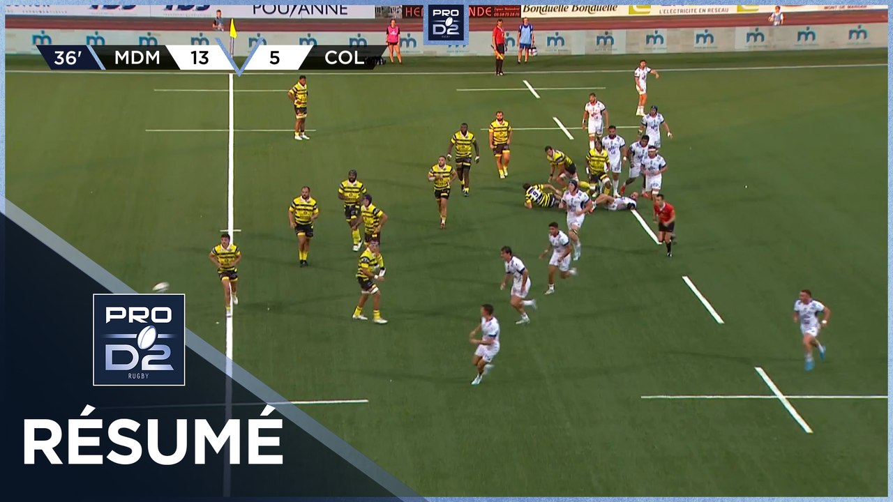 PRO D2 Saison 2024-2025 J01 - Résumé Stade Montois Rugby - Colomiers Rugby