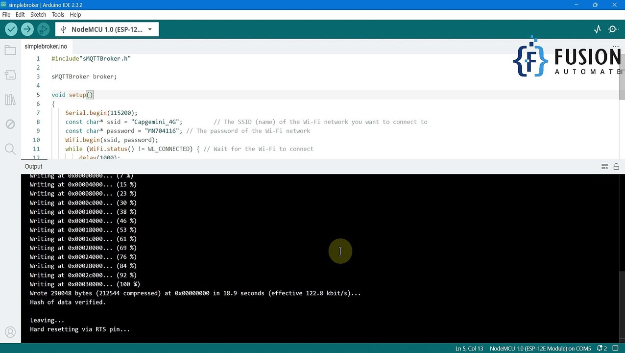 ESP8266 as MQTT Broker | How to Setup Basic MQTT Broker in NodeMCU ESP8266 using sMQTTBroker Library