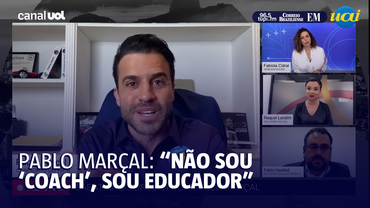 Pablo Marçal: "Não sou 'coach', sou educador"