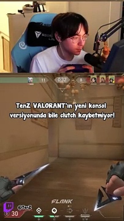 TenZ, VALORANT'ın konsol versiyonunda bile clutch kaybetmiyor!