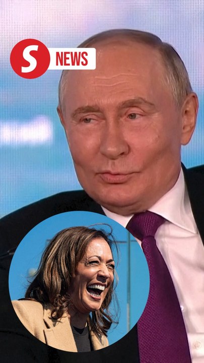 Putin on Kamala Harris' 'infectious' laugh, Kursk incursion