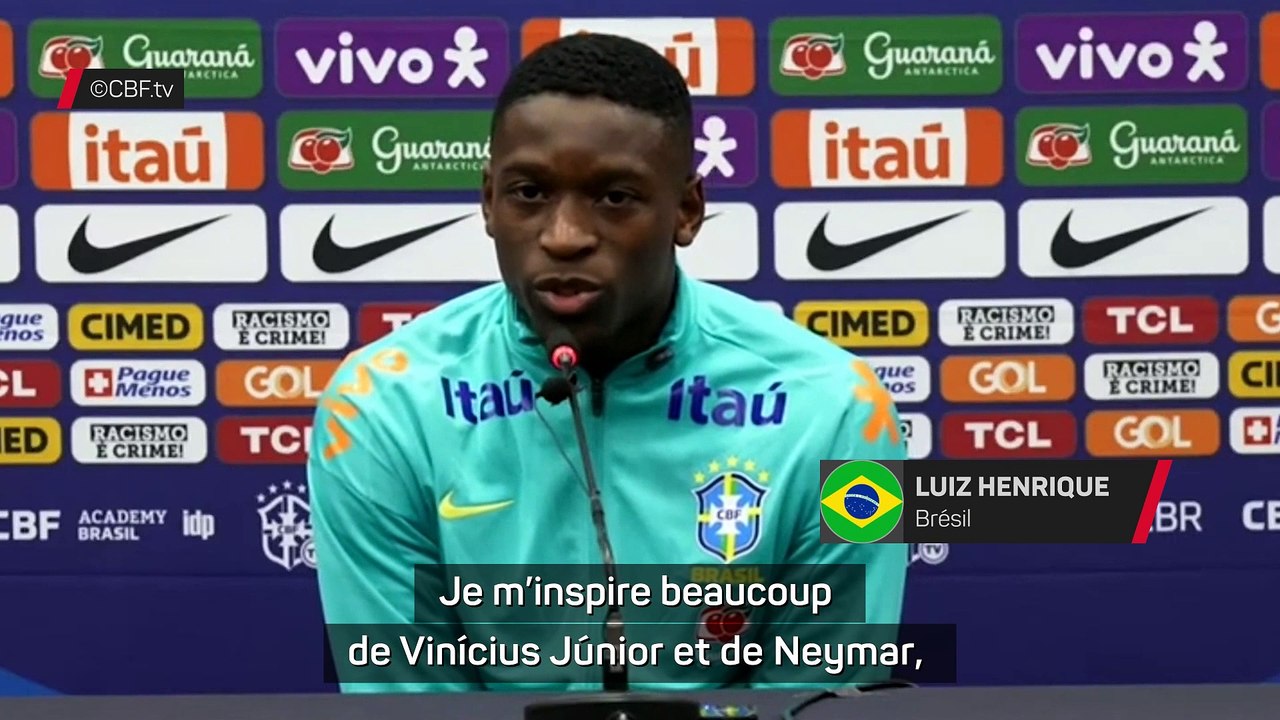 Luiz Henrique : "Je m'inspire beaucoup de Neymar et Vinicius"