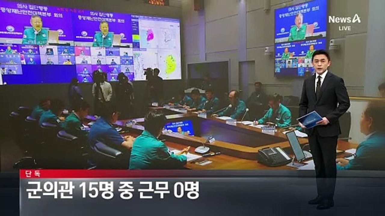 [단독]군의관 15명 중 응급실 근무 0명