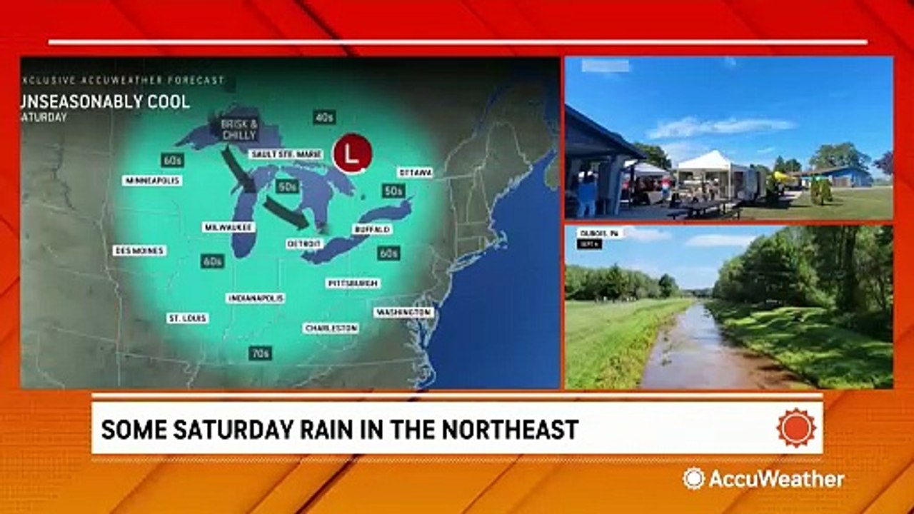 Cold front bringing heavy rain to the Northeast