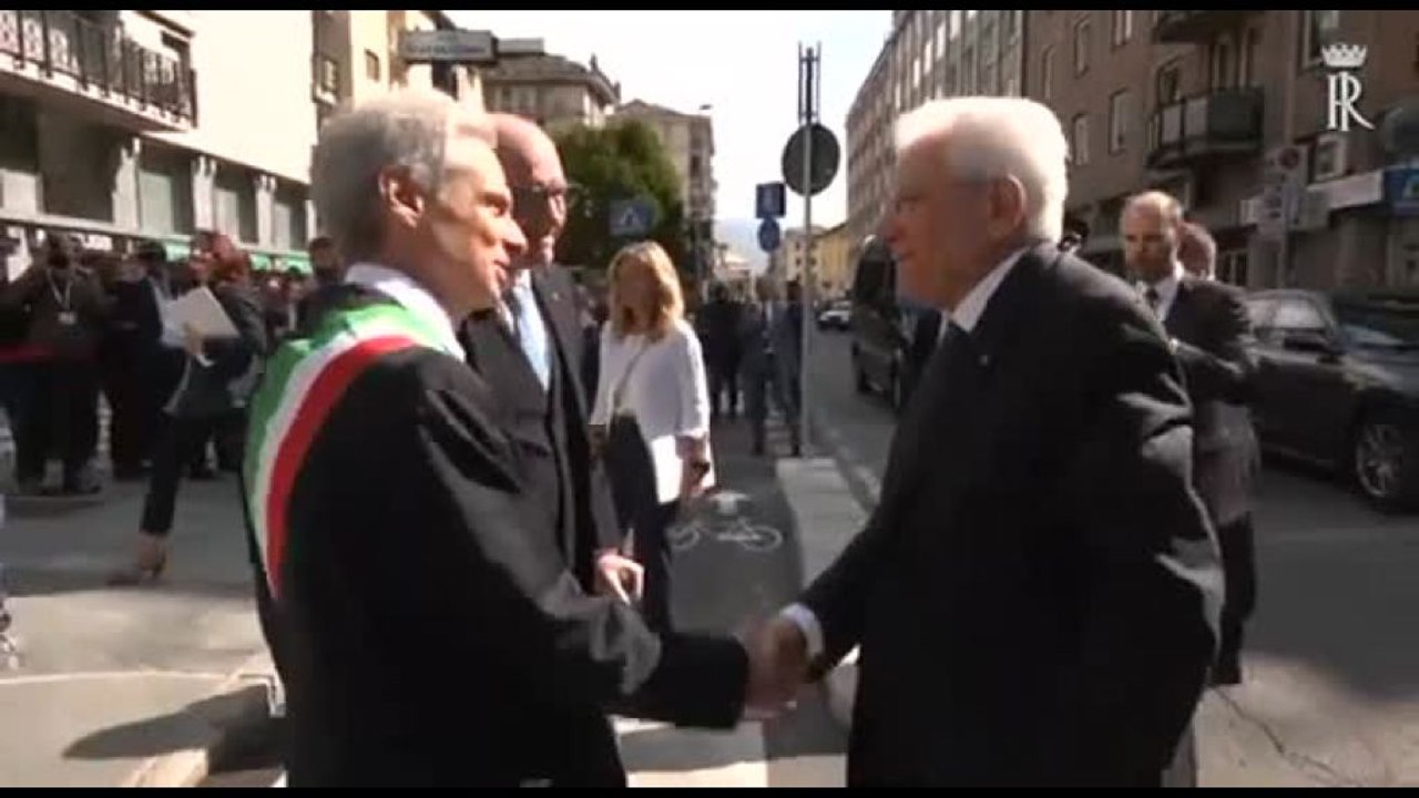 Il Presidente Mattarella in Val d'Aosta per gli 80 anni dell'autonomia