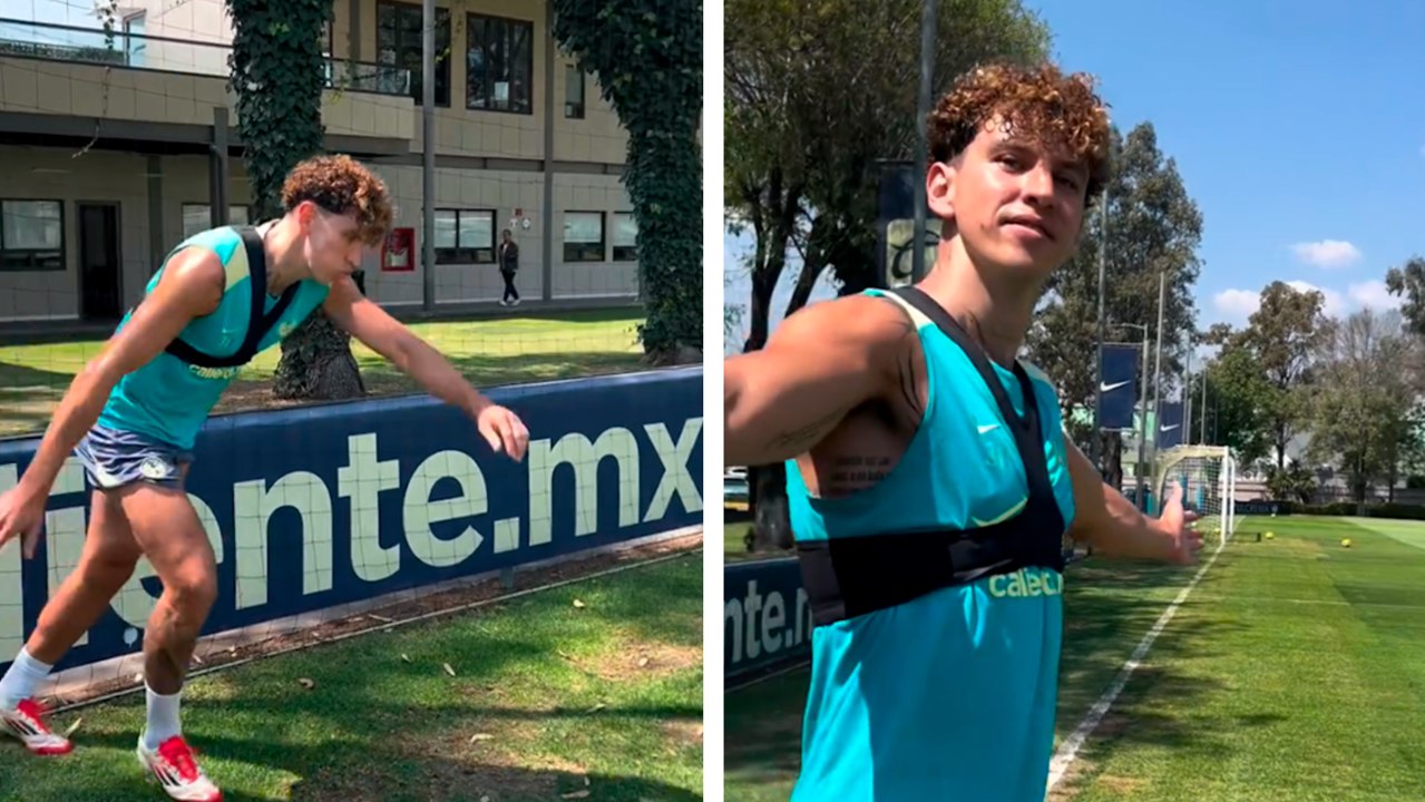 Igor Lichnovsky está listo para regresar con América y presume gol olímpico en entrenamiento