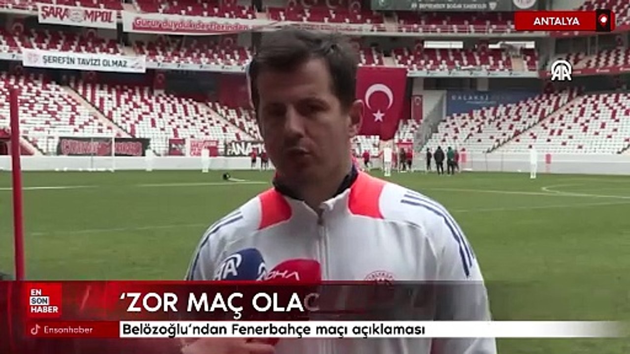Belözoğlu'ndan Fenerbahçe maçı açıklaması