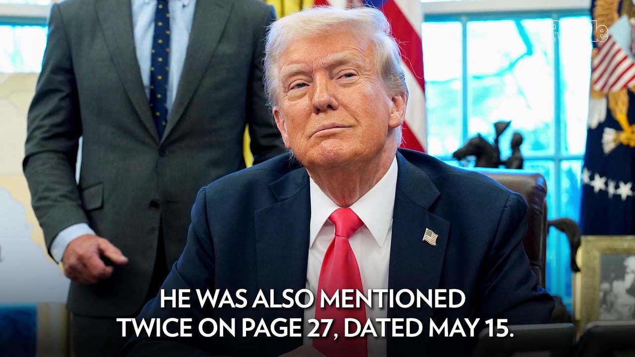 Donald Trump Named in Jeffrey Epstein Flight Logs Released by His Own Attorney General