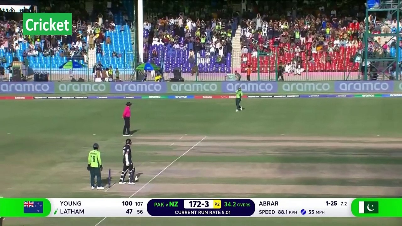 Champions Trophy 2025 1st Match Highlights -  NZ vs PAK