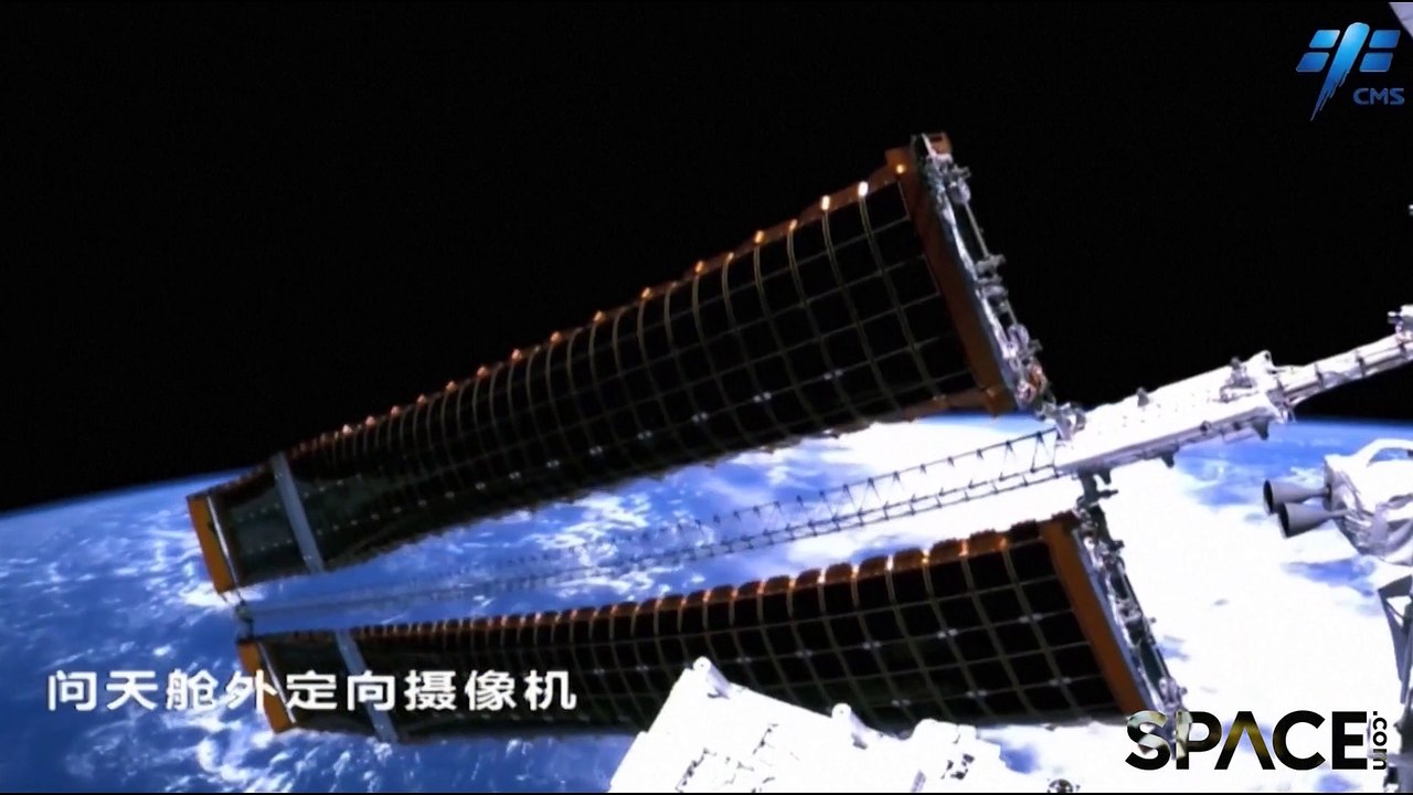 Tiangong Space Stations Flexible Solar Wings