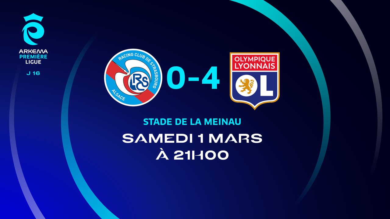 J16 : Strasbourg – Ol. Lyonnais (0-4)