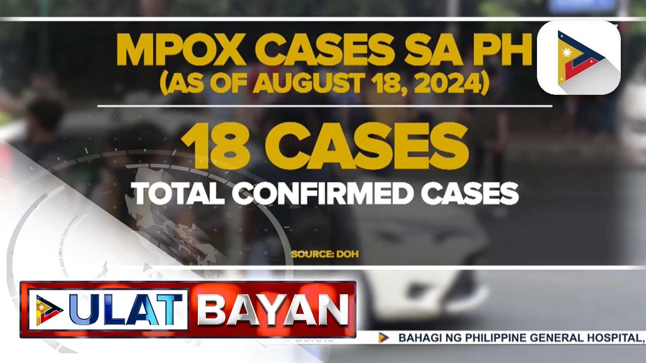 Kaso ng mpox, umakyat sa 18; kaso ng dengue, tumaas ng 68%