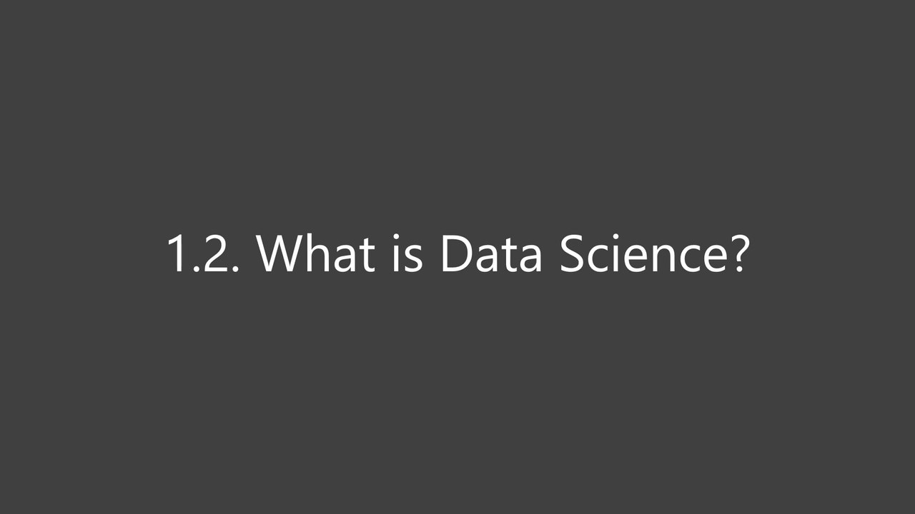 Data Science for Everyone 1-2 What is Data Science?