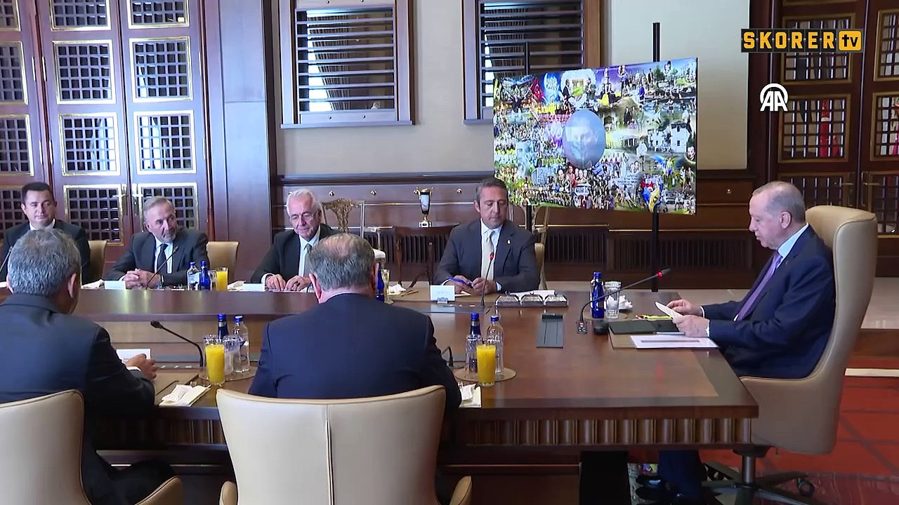 Cumhurbaşkanı Erdoğan, Fenerbahçe yönetimini kabul etti