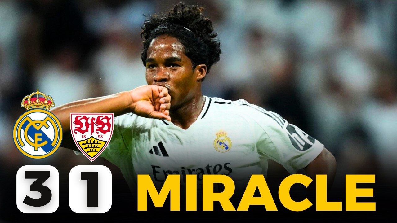 ENDRICK ET MBAPPÉ ÉVITENT LE NAUFRAGE ... (Real Madrid 3-1 Stuttgart)