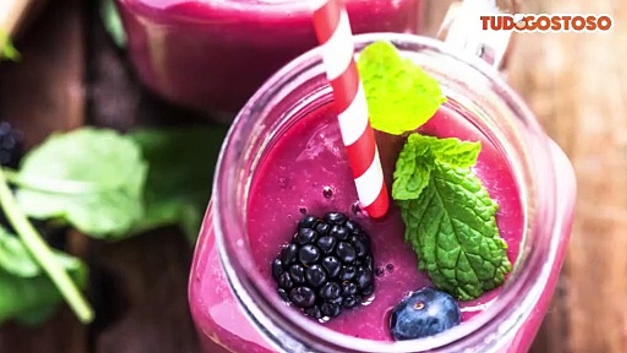 Smoothie de frutas vermelhas
