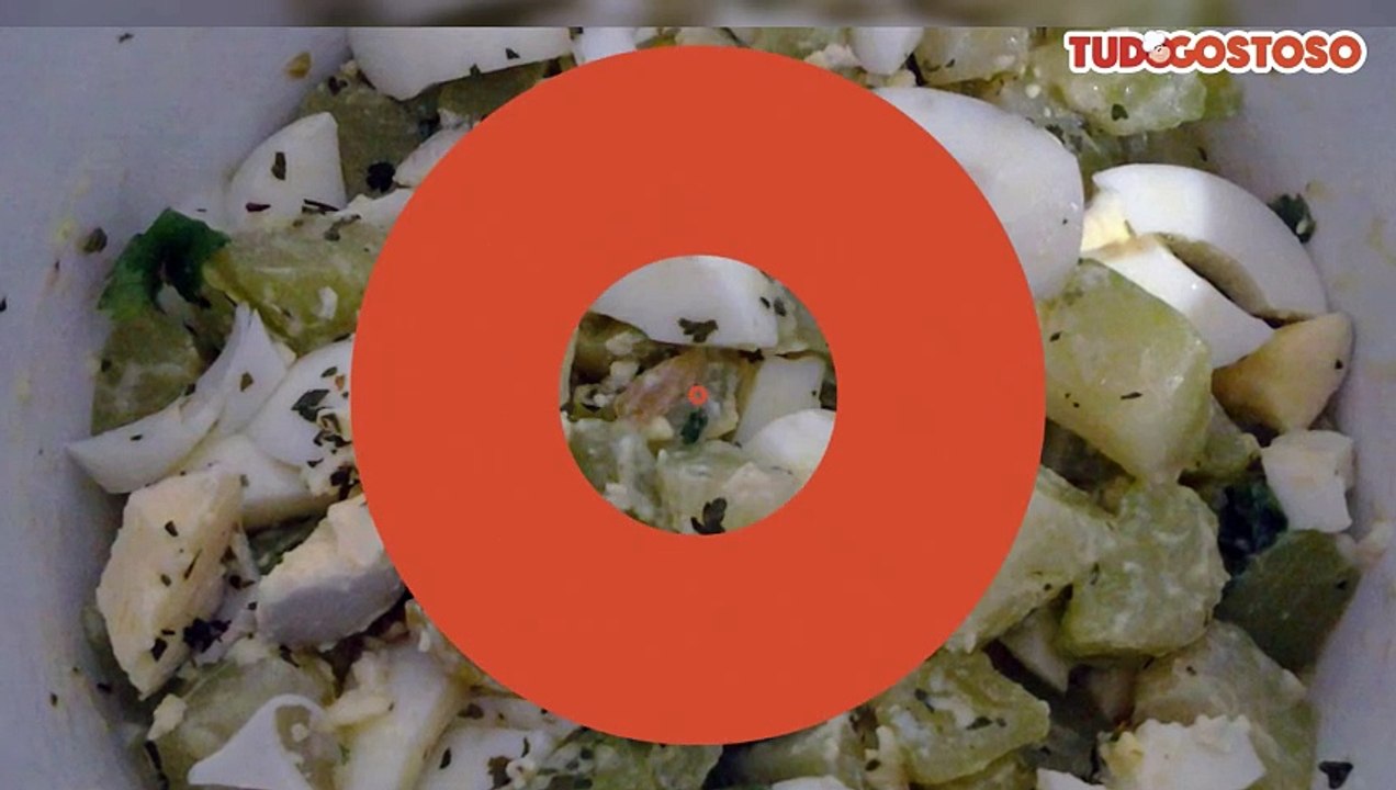 Salada de chuchu fácil