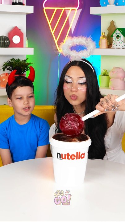 You Can Hide Anything in Nutella!  #123go #food #hacks #funny