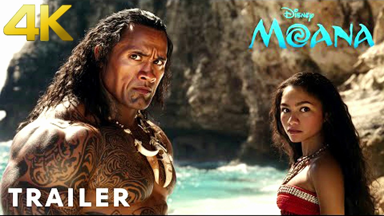 MOANA Live Action - Concept Trailer (2024) Zendaya, Dwayne Johnson _ Disney