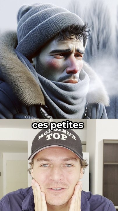 Chat GPT, montre moi un homme qui a froid