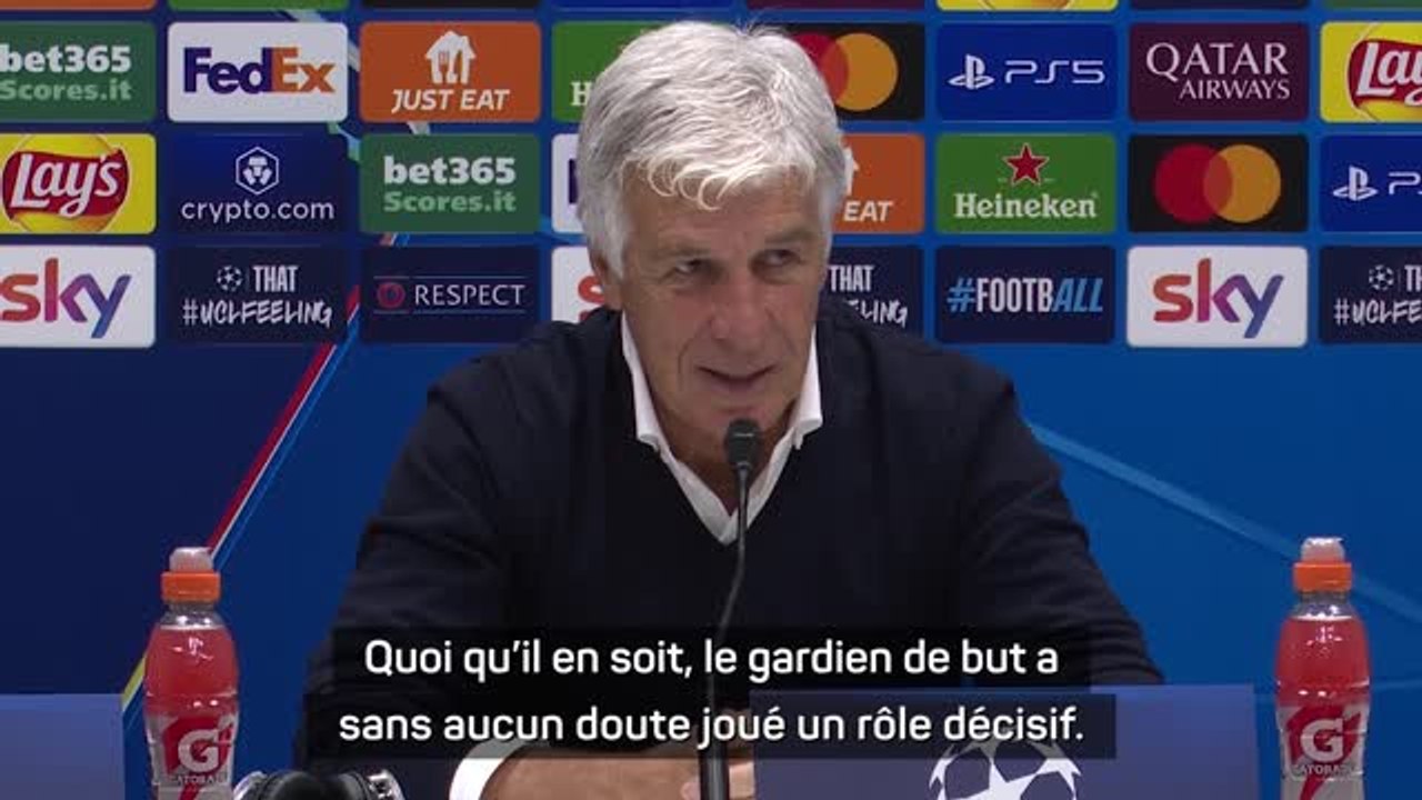 Atalanta - Gasperini : “David Raya est un chat !”