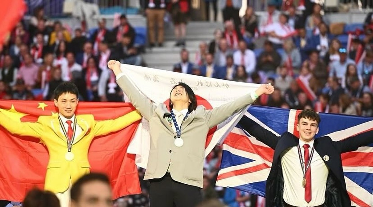 Video: Northern Ireland car repairer strikes world bronze at 'skills Olympics' in Lyon