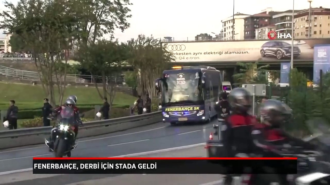 Fenerbahçe, derbi için stada geldi