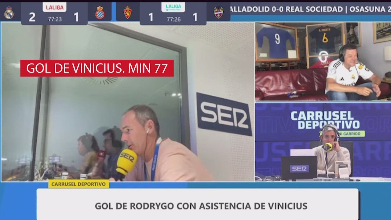 Gol de Vinicius en el Real Madrid vs Espanyol