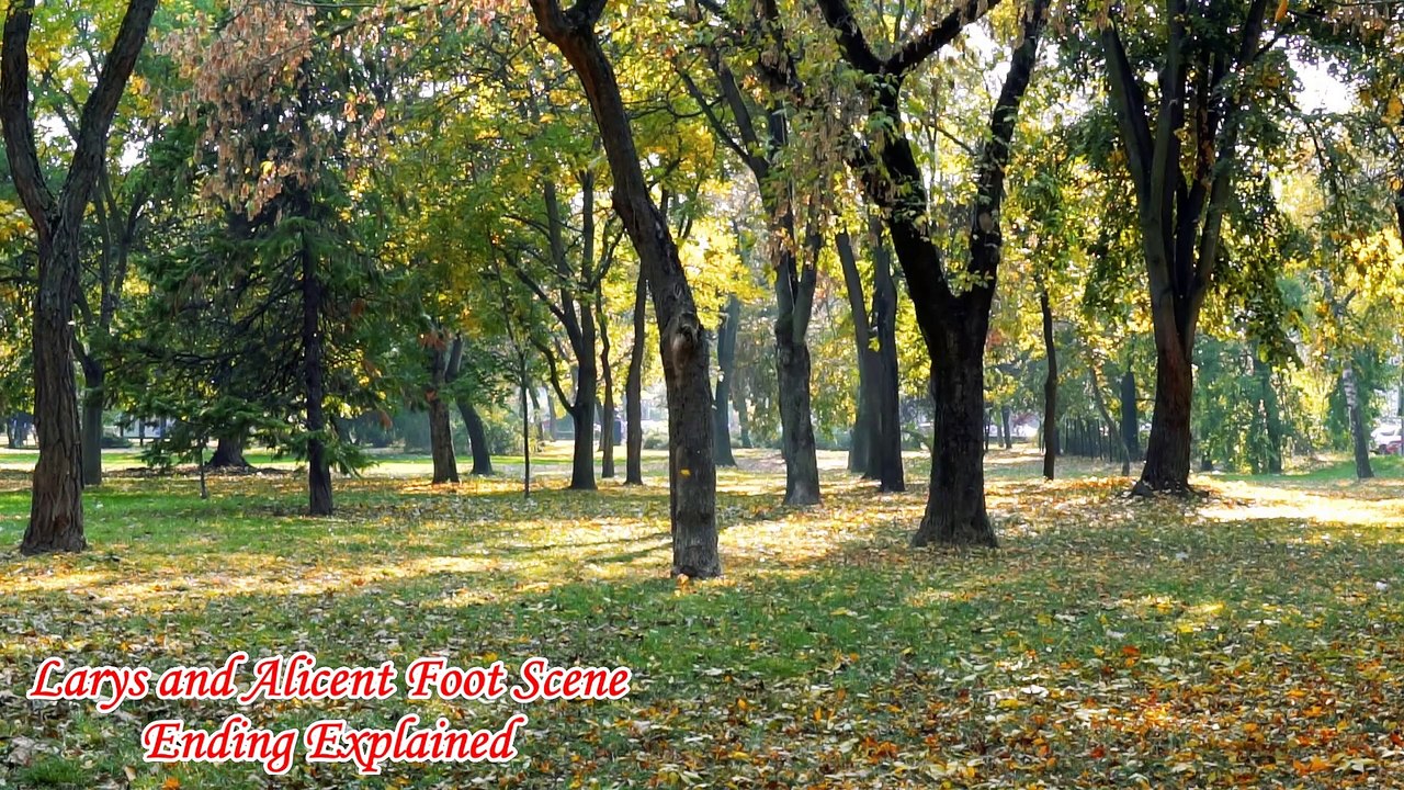 Larys and Alicent Foot Scene Explained