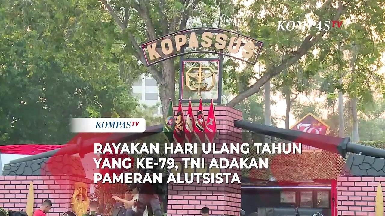 Bersiap Rayakan Hari Ulang Tahun yang ke-79, TNI Adakan Pameran Alutsista