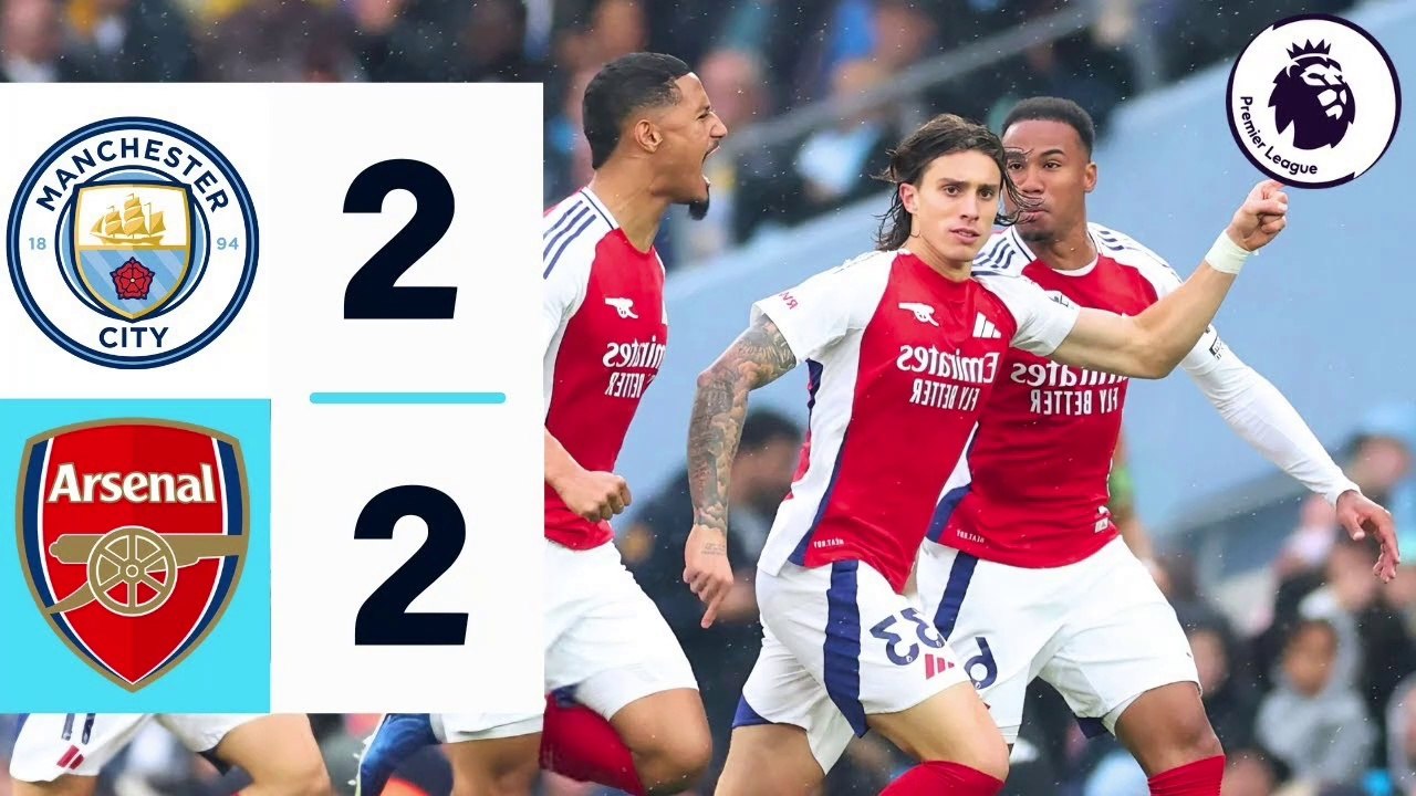 Manchester city vs Arsenal (2-2) | Highlights & Goals | Premier League 2024/25