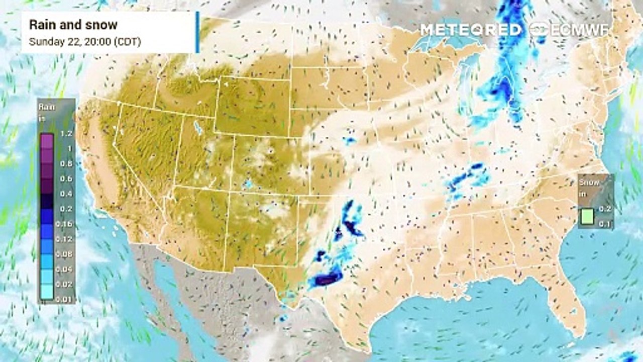 Frontal Forecast Across the Plains and Eastern United States
