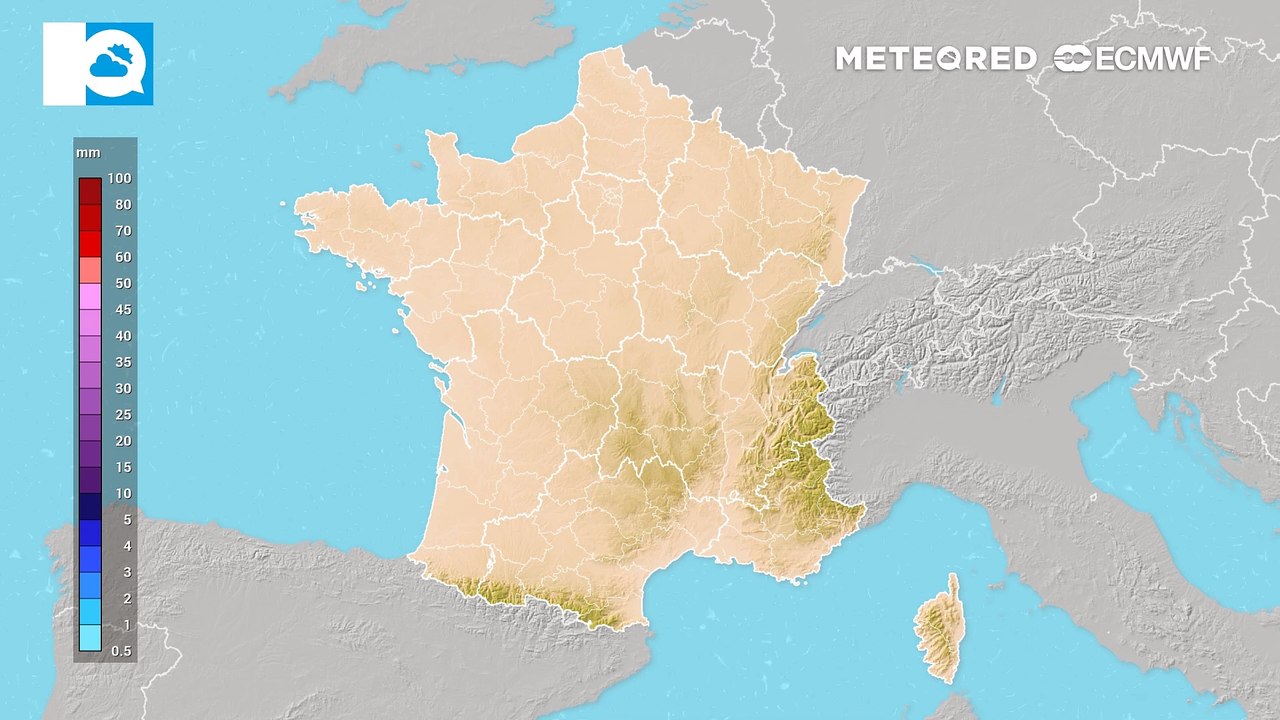 Rivière atmosphérique sur la France !